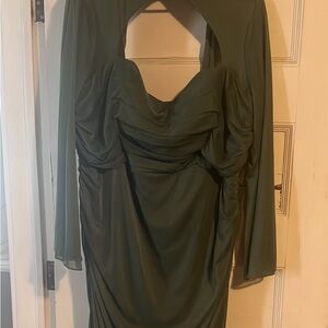 Flattering , whimsical bridesmaids dress